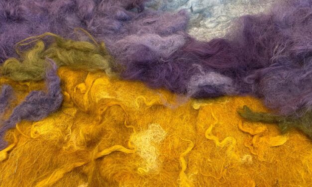 Schilderen met wol: de magie van een vilten wandkleed